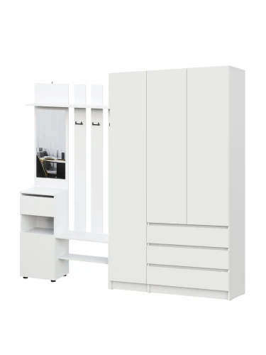 Прихожая Бали, Белый. Комплект 7