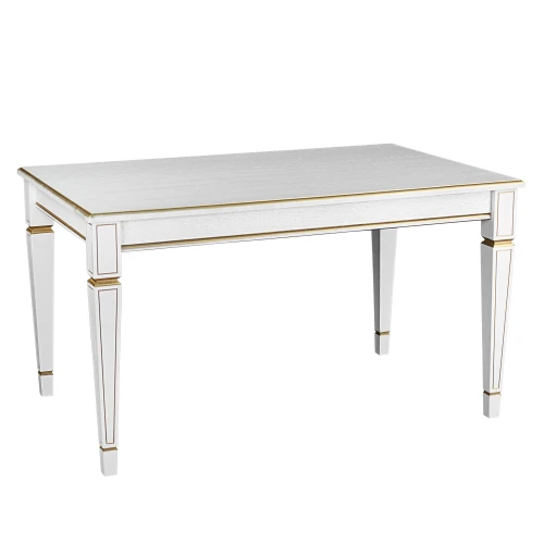 Стол журнальный Васко В 81 белый ясень/золото