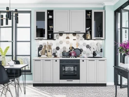 Готовый кухонный гарнитур Глетчер-01 Гейнсборо Силк