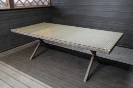 Обеденный стол из искусственного ротанга КРОСС МЭДИСОН «CROSS MADISON» арт.A00081