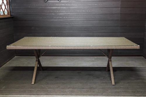 Обеденный стол из искусственного ротанга КРОСС МЭДИСОН «CROSS MADISON» арт.A00081