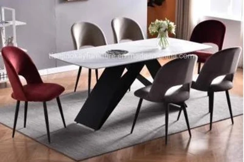 DT310 Стол обеденный Patek Philippe 180*90*76 см, керамическая столешница, основание металл черный