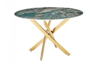 Стол обеденный Элис DT-2850.1, 120х120х75 см, малахитовый Стол обеденный Элис DT-2850.1, 120х120х75 см, малахитовый
