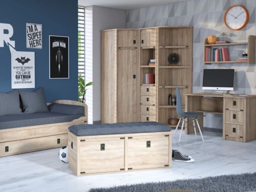 Стол «Валенсия» 3ящ, Дуб сонома