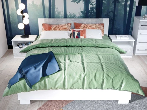 Спальня «Аврора», Белый/Ателье светлый