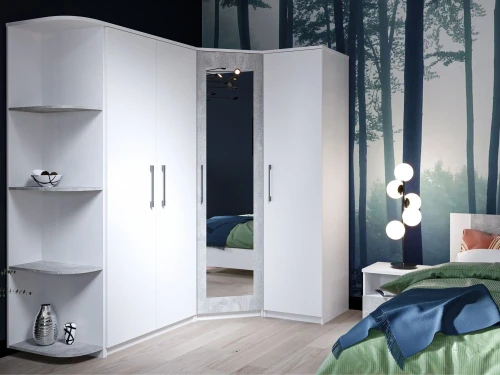 Спальня «Аврора», Белый/Ателье светлый