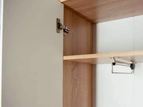 Прихожая «Интер» со шкафом, Дуб сонома/белый