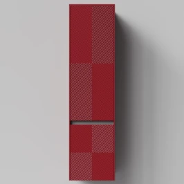 Пенал Соло 40, пример RAL 3004 Пурпурно-красный, матовая, подвесной, правый