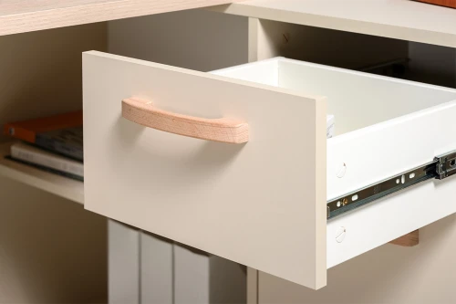 Стол письменный Лайт 03.245.01, Сатин, Дуб эндгрейн