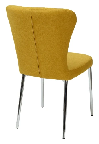 Стул SKY YELLOW/CHROME желтый, ткань М-City
