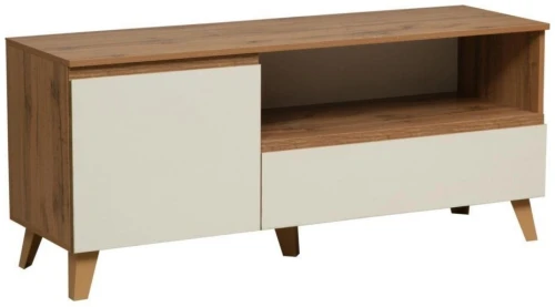 Тумба под ТВ Авалон 53.07 Дуб вотан/Белый
