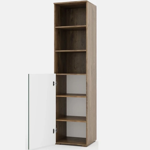 Шкаф «Монреаль» 1Д КМК 0986.2, антрацит/дуб канадский арктик