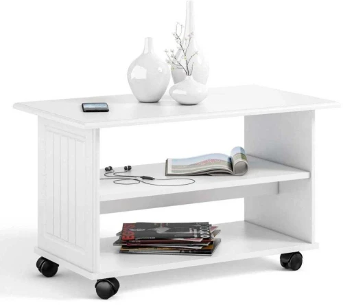 Стол журнальный Монако МН-14 белое дерево