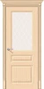 Межкомнатная дверь шпон BRAVO Статус-15 Ф-22 (БелДуб) White Сrystal
