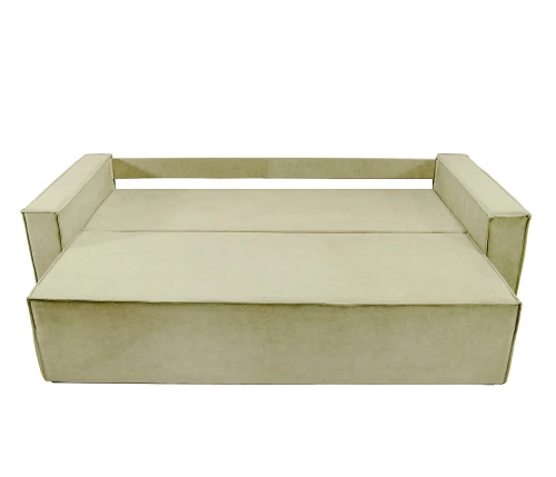 Диван еврокнижка Лофт Люкс велюр бежевый