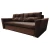Диван еврокнижка Амстердам 145, велюр коричневый ППУ