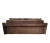 Диван еврокнижка Амстердам 145, велюр коричневый ППУ