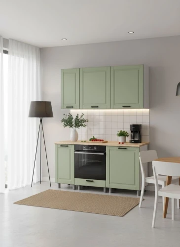 Готовый кухонный гарнитур МК Аленушка 1,6м в.6 Астра Фисташка,скоба черный,сонома