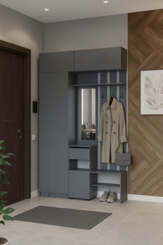 Прихожая Бали, Графит. Комплект 15