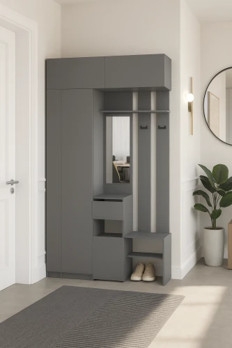 Прихожая Бали, Графит. Комплект 15