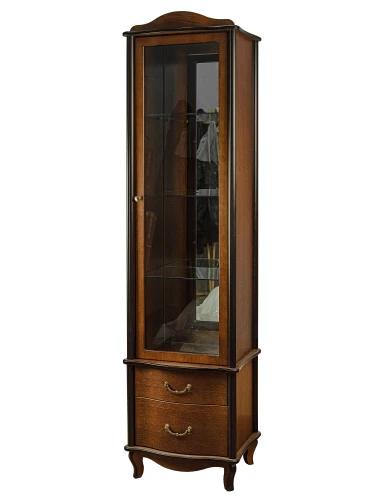 Шкаф-витрина Джульетта орех