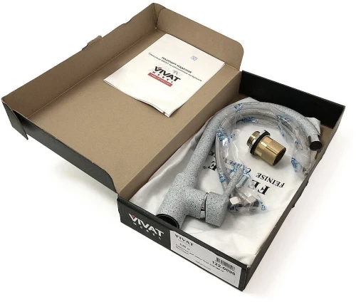 Смеситель для кухни 320/180 1Р МатСерый