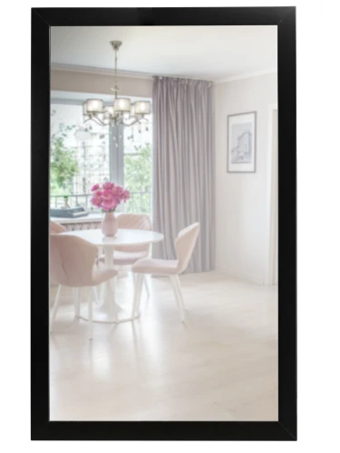 Зеркало настенное BeautyStyle 11 черный 118 см х 60,6 см