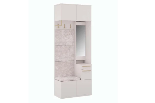 Прихожая Николь-1 Сатиновое золото