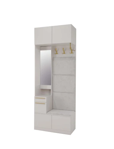 Прихожая Николь-1 Сатиновое золото