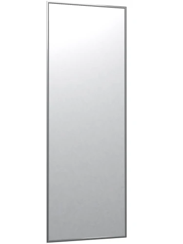 Зеркало настенное в раме Сельетта-5, глянец серебро 150 см х 50 см