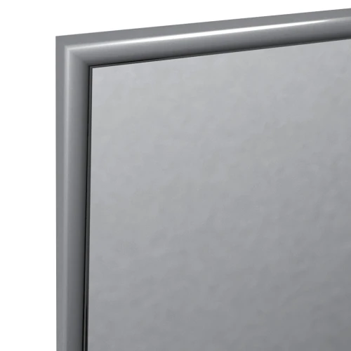 Зеркало настенное в раме Сельетта-5, глянец серебро 150 см х 50 см