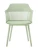DC273 Стул пластиковый, ЗЕЛЕНЫЙ#8065 c подушкой