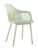 DC273 Стул пластиковый, ЗЕЛЕНЫЙ#8065 c подушкой
