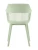 DC273 Стул пластиковый, ЗЕЛЕНЫЙ#8065 c подушкой