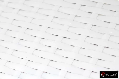Шезлонг B:rattan NILO стопирующийся, белый