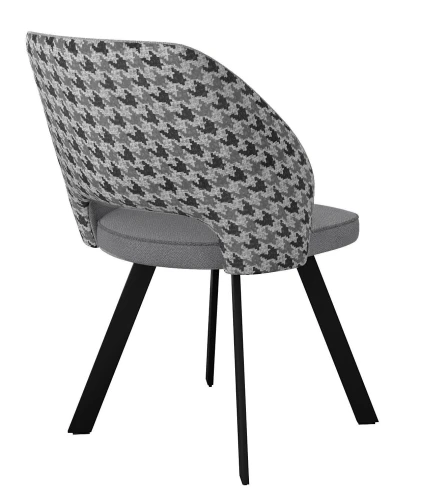 Стул DikLine 274 поворотный SB5/A3 серый, ножки черные