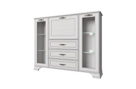 Тумба 2V1D3S, TIFFANY, цвет вудлайн кремовый