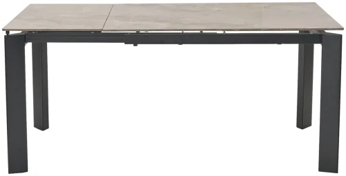 Стол CORNER 120 GLOSS AMBER JADE SOLID CERAMIC / BLACK, ®DISAUR