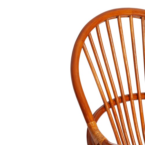 Кресло вращающееся "FLORES" 5005 /без подушки/ Cognac (коньяк)