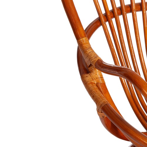 Кресло вращающееся "FLORES" 5005 /без подушки/ Cognac (коньяк)