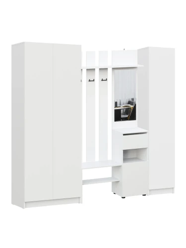 Прихожая Бали, Белый. Комплект 3