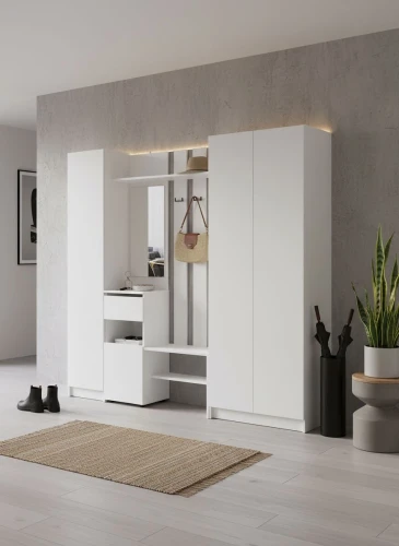 Прихожая Бали, Белый. Комплект 3