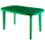 Стол Пластиковый овальный «Новара»  -  Светло_зеленый