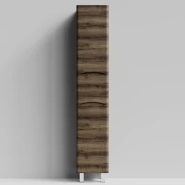 Пенал Адель 35 (1 ящик, 2 двери) напольный, Дуб крымский коричневый ПВХ 131005-9005, правый