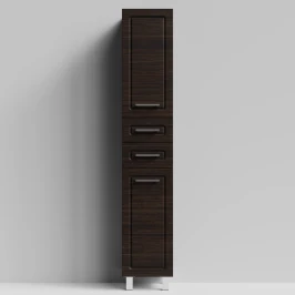 Пенал Арабеска 35 напольный, Палисандр ПВХ 43101, правый, бельевая корзина