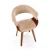 Стул HALMAR K545 бежевый/орех