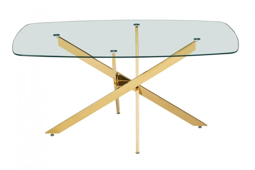 Стол обеденный Элис Рэк DT2850А,160х90х75 см, прозрачный