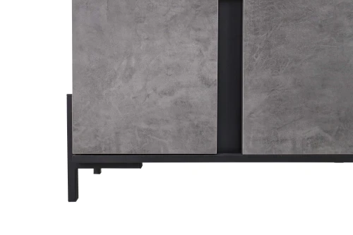Тумба ТВ НЕКСТ - 1 Камень темный, Черный