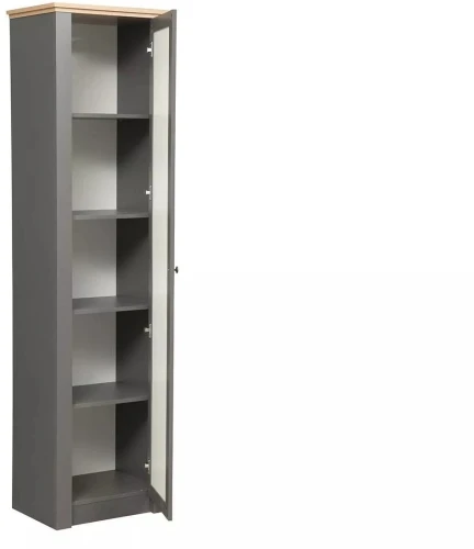 Шкаф-пенал Прованс (Олмеко) 37.04 серый