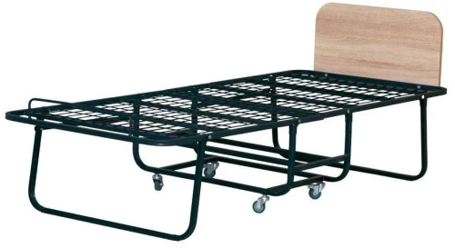 Кровать одинарная раскладная Сириус 42.21-01 дуб сонома/черный